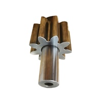 Poros Gir Pompa Oli E320 E320B E320C 34335-03030 1252950 TIPE PANJANG untuk EXCAVATOR Tinggi Poros 39.2MM Bawah