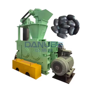 Machine de pressage de billes à double arbre haute efficacité, facile à utiliser, pour billes de fer et moulage de poudre de charbon - Product Image 1