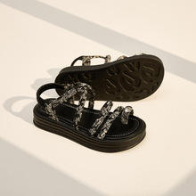 2025 nuevo Hada viento suela gruesa elástico pie cubierta <span class=keywords><strong>dedo</strong></span> <span class=keywords><strong>sandalias</strong></span> romanas - Product Image 4