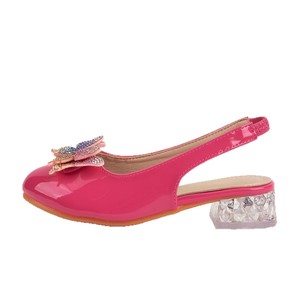 Sandalias de Tacón Grueso con Pedrería de Mariposa para Niñas, Zapatos de Vestir Versátiles para Fiestas de Verano para Niños - Product Image 5