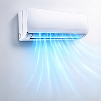 Climatiseurs muraux électriques à inverter à haute efficacité énergétique, livraison directe d'usine, climatiseur split à inverter