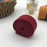 Sangle en polyester/coton écologique colorée de 2 cm de large pour sangles de sacs, chaussures et accessoires vestimentaires