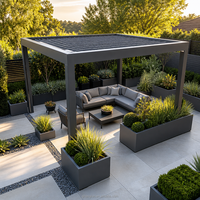 Pergolas Métalliques Économiques 3x3m 3x4m 3x5m 3x6m 4x3m 4x4m 4x6m 6x3m 6x4m