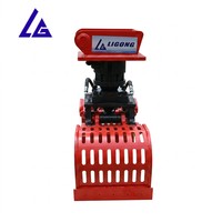 Accessoires de mini-excavatrice de qualité supérieure à ouverture rapide, rotateur, sélecteur hydraulique, grappin pour distributeurs européens