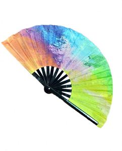 Abanico Plegable de Bambú Grande de 33 cm con Impresión a una Cara, Estilo Tradicional y de Dibujos Animados, Regalo Empresarial, Material de Papel - Product Image 4