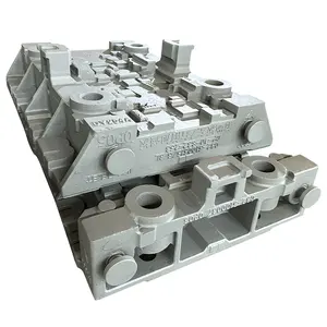 Fresadora CNC HT250 altamente rígida, componentes de fundición de base de marco, hierro fundido, hierro gris/hierro dúctil, mecanizado CNC de precisión
