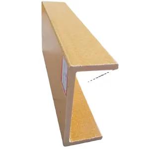 Vinyl Resin Fiber Reinforced Plastic Fiberglass Frp C Channel For Marine Building Structural Support