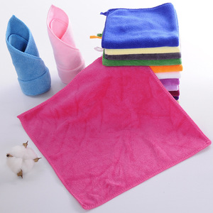 Nhỏ Thấm Vuông Sợi Nhỏ Khăn Mềm Dày Có Thể Treo Nhà Bếp Làm Sạch Vải Với Mẫu Giáo Logo Cho Quảng Cáo - Product Image 6