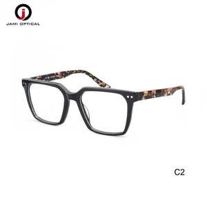 Vente en gros de lunettes tendances Lunettes en acétate Optica <span class=keywords><strong>Lunetes</strong></span> Lunettes à plastifier Monture optique en acétate Lunettes en stock - Product Image 4