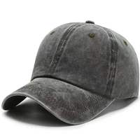 Casquettes de baseball non structurées en coton uni, style vintage délavé et vieilli, ajustables, avec logo brodé personnalisé, type « Dad Hat »