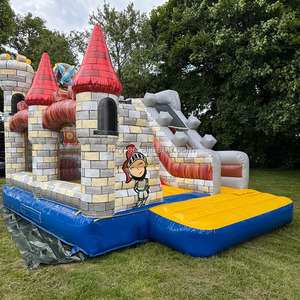 Alquiler de castillos hinchables para fiestas: Castillo Hinchable con Tobogán y Soplador para <span class=keywords><strong>Comprar</strong></span> - Product Image 1