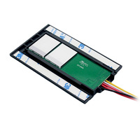 Guanwell GTS-2W 60W 5A 12V Interrupteur tactile intelligent à double bouton pour rétroviseur LED avec capteur tactile et dégivreur, en ABS/Cuivre, pratique