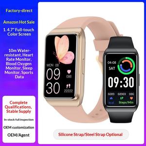 Montre connectée unisexe pour hommes et femmes, étanche, suivi sportif, mesure de l'oxygène sanguin, moniteur de fréquence cardiaque, fitness en plein air, montre de luxe pour couple - Product Image 2