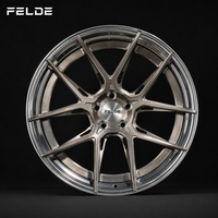 Jantes en alliage forgé sur mesure 1 pièce en aluminium 6061-T651 chromé à bordure dégagée, de 16 à 24 pouces, 5x150 5x114.3 pour BMW M8 Ram 1500 TRX