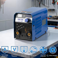 Machine à souder à l'arc portable MMA 200 220V IGBT avec compatibilité aluminium, protection contre les surtensions/surintensités/surchauffes