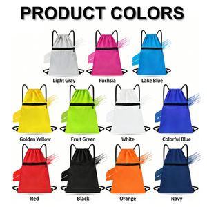 Wholesale <b>Backpacks</b> Foldable Light Knapsack Casual Sport <b>Drawstring</b> Bagpack Promotional Gift Packsack for Events - Product Image 2
