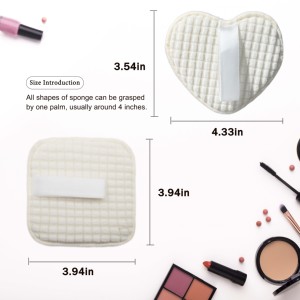 Tampon <span class=keywords><strong>démaquillant</strong></span> <span class=keywords><strong>réutilisable</strong></span> en coton doux pour le soin de la peau du visage - Product Image 4