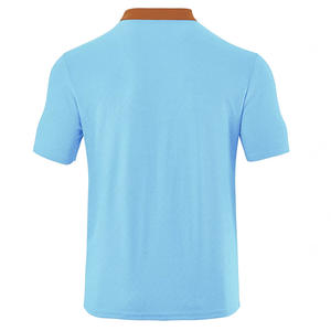 Camisa de hombre europea y americana, transpirable, informal, holgada, de manga corta, con botones, de tela jacquard de rizo, para verano. - Product Image 5