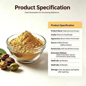 Poudre d'extrait <span class=keywords><strong>de</strong></span> Galla Chinensis à haute teneur en tanins, poudre <span class=keywords><strong>de</strong></span> noix <span class=keywords><strong>de</strong></span> galle chinoise, acide tannique CAS 1401-55-4 pour la fabrication d'<span class=keywords><strong>encre</strong></span> - Product Image 3