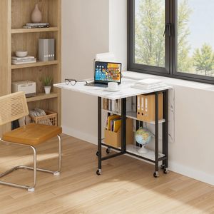 ชุดโต๊ะอาหารไม้พับได้ทรงสี่เหลี่ยม สไตล์โมเดิร์นเรียบง่าย จากโรงงานเซนยู - Product Image 6