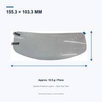 Film protecteur photochromique pour visière de casque de moto, lentille en TPU intelligente à adaptabilité lumineuse avec teinte automatique