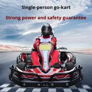 Kart de compétition de qualité professionnelle UTV monoplace à essence 200CC, <span class=keywords><strong>moto</strong></span> à quatre roues pour adulte avec frein à disque hydraulique - Product Image 3
