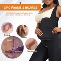 En gros, Coussin de compression souple en mousse post-partum pour le ventre, pour la récupération après liposuccion et le remodelage, à porter sous les gaine amincissante.