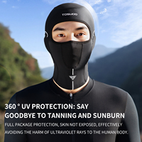 Cagoule de cyclisme respirante en polyester TOSUDO avec maille intégrée pour la bouche et le nez, idéale pour les exercices estivaux et les activités de plein air