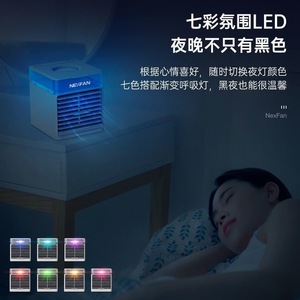 Mini Air Cooler 60W AC Powered Portable Cooling Fan Low Noise For Home Office Dormitory - Product Image 5