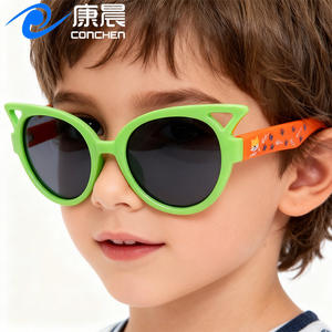 Gafas de Sol Infantiles Conchen con Protección UV400, Montura de PC, Polarizadas, Unisex, Protección Solar para Exteriores, Moda, Fiestas - Product Image 1