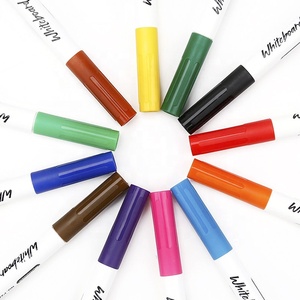 Mobee Pennarelli per Lavagna a Secco Non Tossici 12 Colori con Punta a Proiettile - Product Image 4