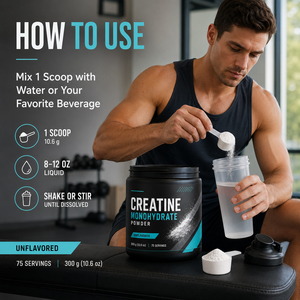 Creatina Monohidrato Pura en Polvo al por Mayor, Sin Azúcar, 300g, Suplemento Deportivo para Adultos, para Energía y Crecimiento Muscular, No Apto para... - Product Image 2