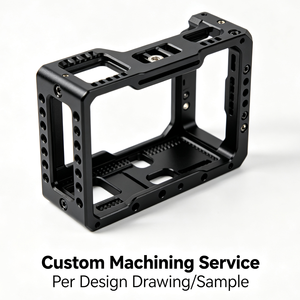 Custom CNC 5-Axis Machining Drone Gimbal <b>Stabilizer</b> Parts Milling Aluminum Alloy Housing Shell Adjustable <b>Camera</b> Cage Bracket - Product Image 1
