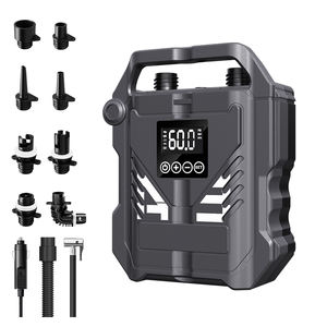 Gicle Pompe électrique haute pression 12V DC pour voiture Paddleboard 60Psi Dual Stage Inflation with Auto-off Feature Sup Pump - Product Image 1