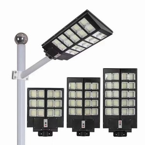 300 400 500 Wát Watt ngoài trời IP65 không thấm nước <span class=keywords><strong>LED</strong></span> năng lượng mặt trời đèn đường với cảm biến chuyển động - Product Image 1