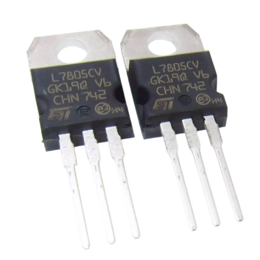 Spot Supplies Original L7805CV TO220 Voltage Regulator 7805 IC Chip 7805CV L7805 Transistor Good Quality L7805CV