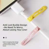 Organisateur de câbles en silicone adhésif pour bureau et voiture, avec clip de verrouillage anti-perte, pièces moulées par injection personnalisées