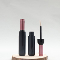 En stock: Material de embalaje de plástico para tubos de lápiz labial cosmético, estilo coreano, DIY, mini botella de vino original, 5ml