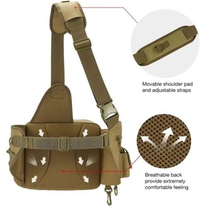 Bolsa de Pesca Tipo Sling de Fábrica BSCI, Bolsa de Almacenamiento para Pesca al Aire Libre, Bolsa de Pesca Resistente al Agua, Bolsa Cruzada Tipo Sling - Product Image 6
