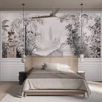 Papier peint mural vintage effet plâtre pour salon, chambre, fond de canapé ou de télévision, autocollant décoratif pour la maison