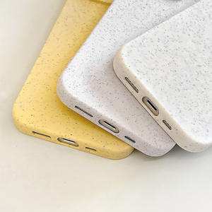 Funda para iPhone 16 Pro, estilo minimalista, color trigo, color sólido, orificio grande, a prueba de golpes - Product Image 6