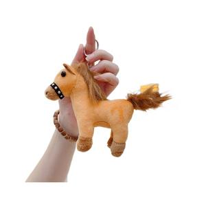 2026 Año Nuevo caballo peluche Oro suave dibujos animados Mini Pony llavero Animal relleno juguete - Product Image 6
