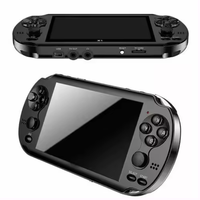 Écran 4,3 pouces 2024 pour console de jeu PSP X6, console de jeu portable 32 bits, lecteur de jeux portable, console de jeu portable 8 Go, lecteur de jeux 10000+ jeux