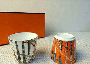 Ensemble de 2 tasses à thé pour couple avec motif cheval, mugs en porcelaine de luxe pour les amoureux - Product Image 3