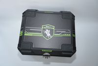 Boîtes arrière pour moto 45L en PP, universelles, étanches, accessoires pour scooter, top case avec autocollants graphiques et loquet métallique pour moto tout-terrain