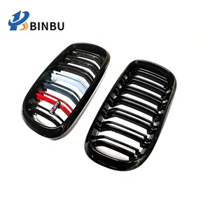 Pour <span class=keywords><strong>BMW</strong></span> <span class=keywords><strong>X5</strong></span> <span class=keywords><strong>F15</strong></span> X6 F16 Grille de pare-chocs avant Grille d'admission d'air Noir Tricolore Kit de carrosserie Rénovation et mise à niveau Grille - Product Image 3