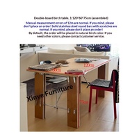 Table de salle à manger Ocean Board, bureau informatique, bureau de studio à axe optique, grande table de bureau, bureau d'écriture moderne, bureau de travail