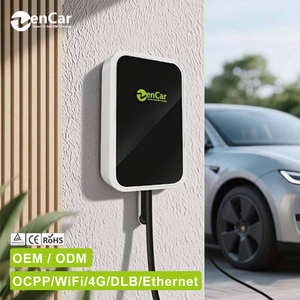 เครื่องชาร์จรถยนต์ไฟฟ้า <span class=keywords><strong>Zencar</strong></span> OCPP Wallbox 22KW 11KW 7KW Type 2 ควบคุมผ่านแอปสมาร์ทโฟน พร้อม WiFi APP - Product Image 1