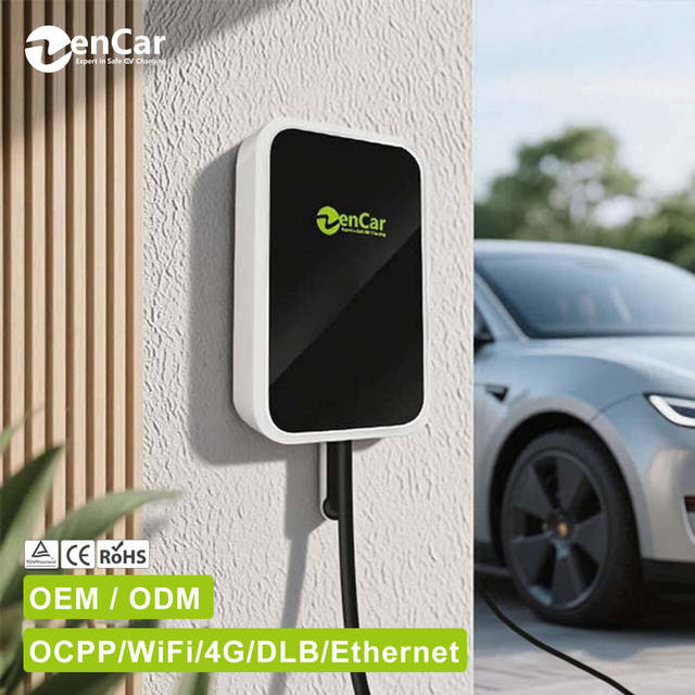 Zencar OCPP Wallbox EV Charger 22KW 11KW 7KW Type 2 Smart APP Controlled Charging Station with WiFi APP