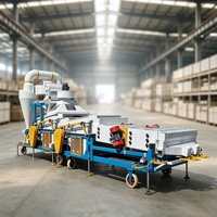 Nettoyeur de graines combiné robuste, machine de traitement des graines, équipement professionnel de nettoyage des grains, nettoyeur de graines haute capacité